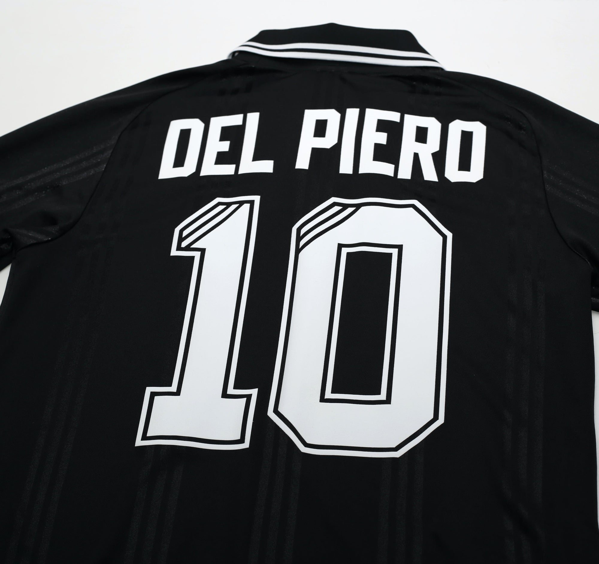 2019/20 DEL PIERO #10 Juventus Retro adidas Originals L/S Football Shirt (S/M)