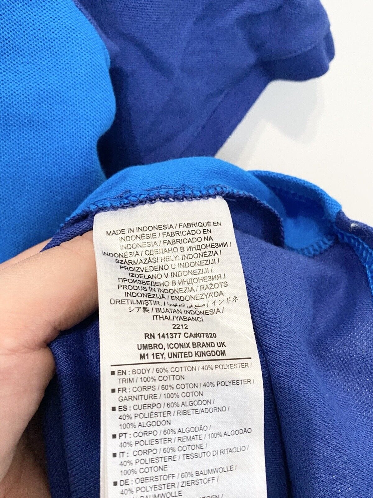 2019/20 EVERTON Vintage Umbro Training Football Polo T Shirt (M)