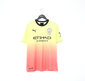 2019/20 FODEN #47 Manchester City Vintage PUMA Third Football Shirt (M) 3rd