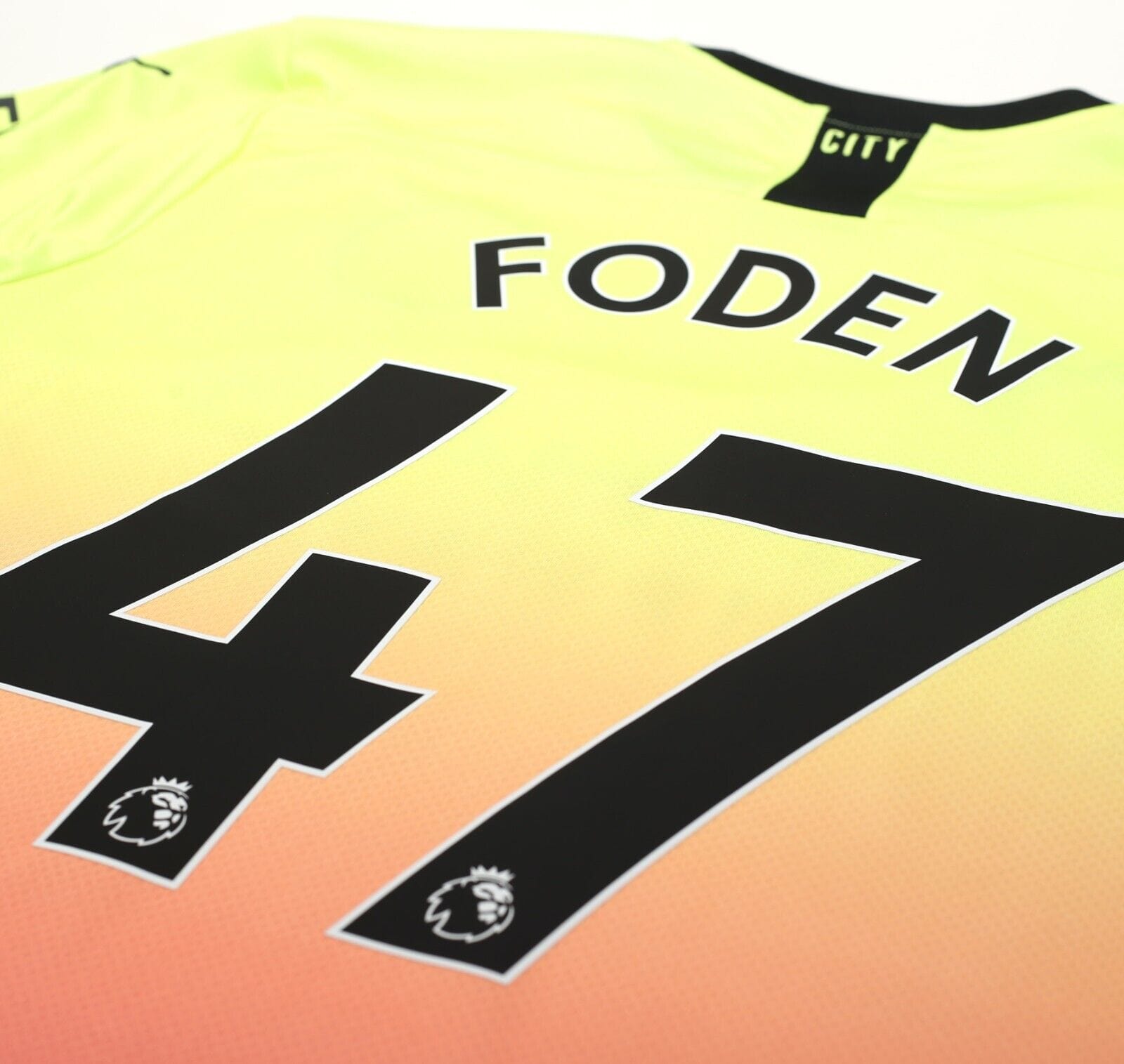 2019/20 FODEN #47 Manchester City Vintage PUMA Third Football Shirt (M) 3rd