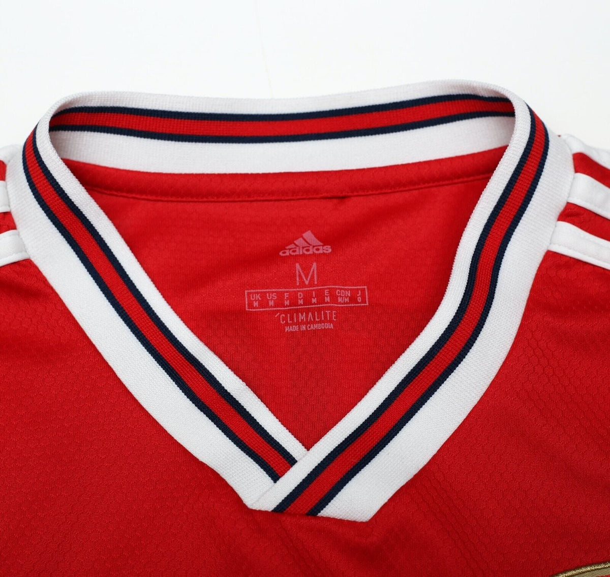 2019/20 MARTINELLI #35 Arsenal Vintage adidas Home Football Shirt (M)