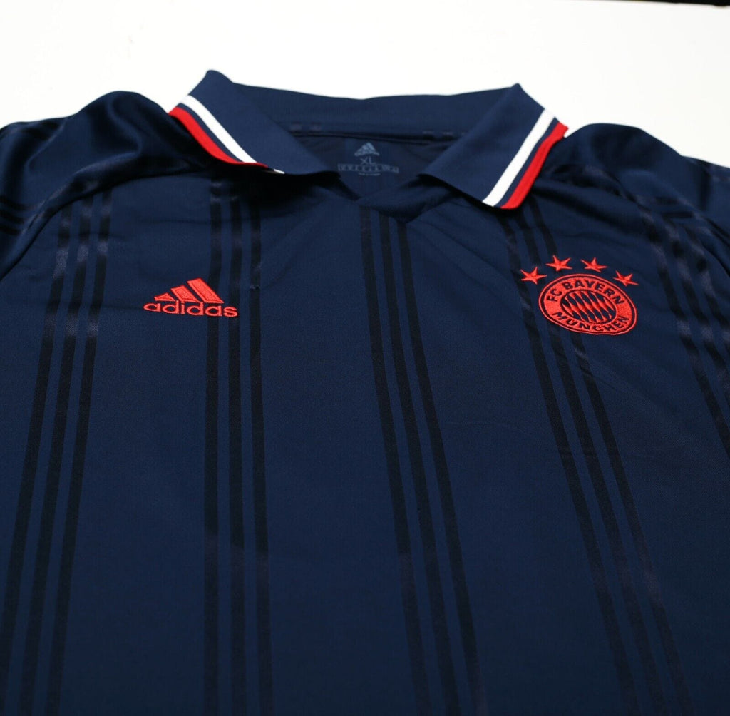 2019/20 MATTHAUS #10 Bayern Munich Retro adidas Icons Football Shirt (XL)