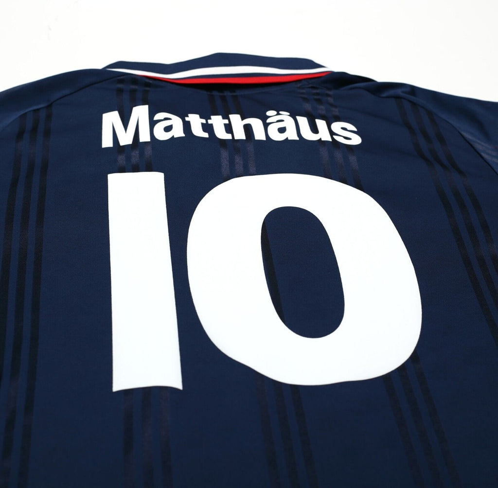 2019/20 MATTHAUS #10 Bayern Munich Retro adidas Icons Football Shirt (XL)