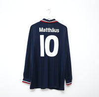 2019/20 MATTHAUS #10 Bayern Munich Retro adidas Icons Football Shirt (XL)