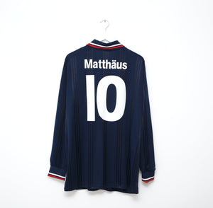 2019/20 MATTHAUS #10 Bayern Munich Retro adidas Icons Football Shirt (XL)