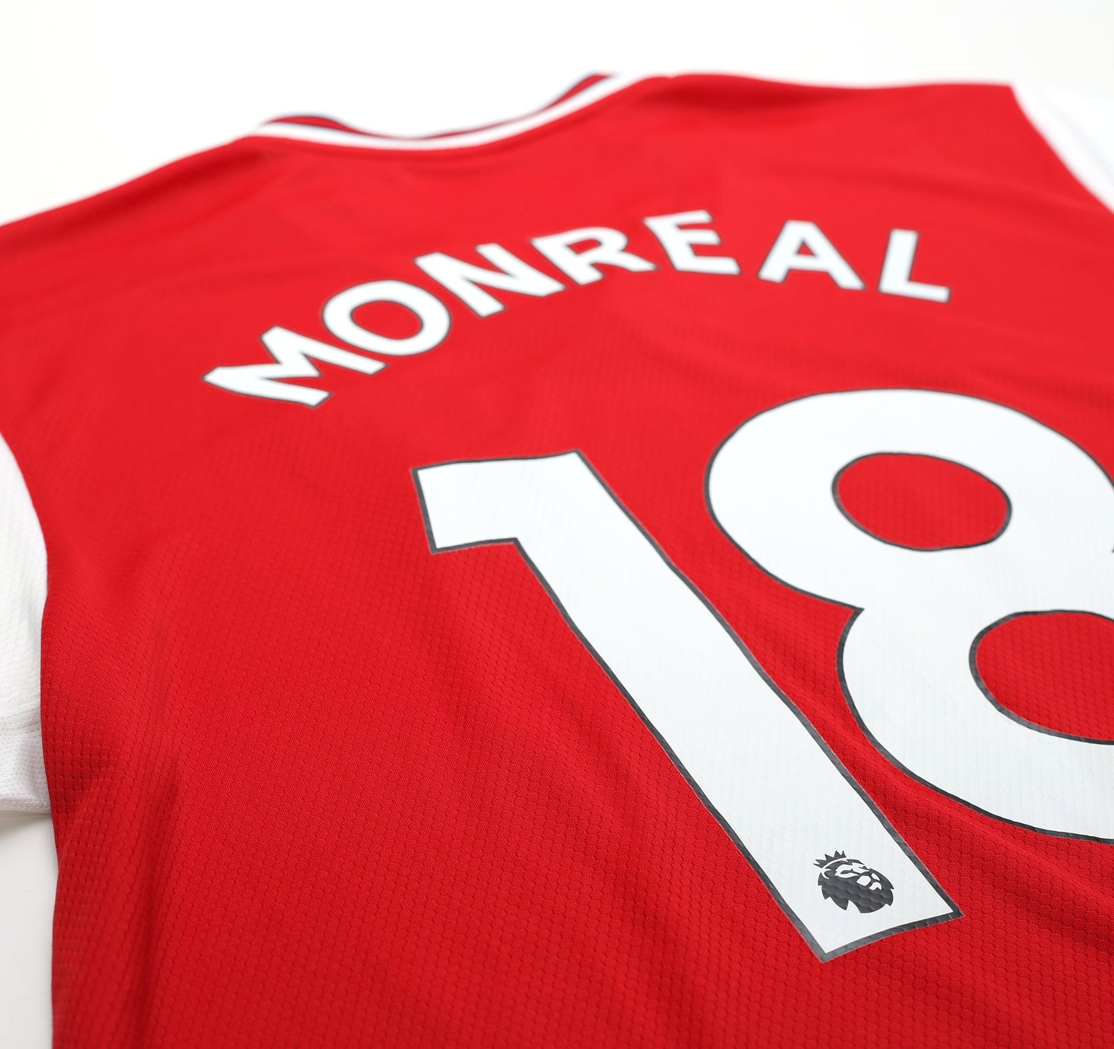 2019/20 MONREAL #18 Arsenal Adidas Home Football Shirt (XL)