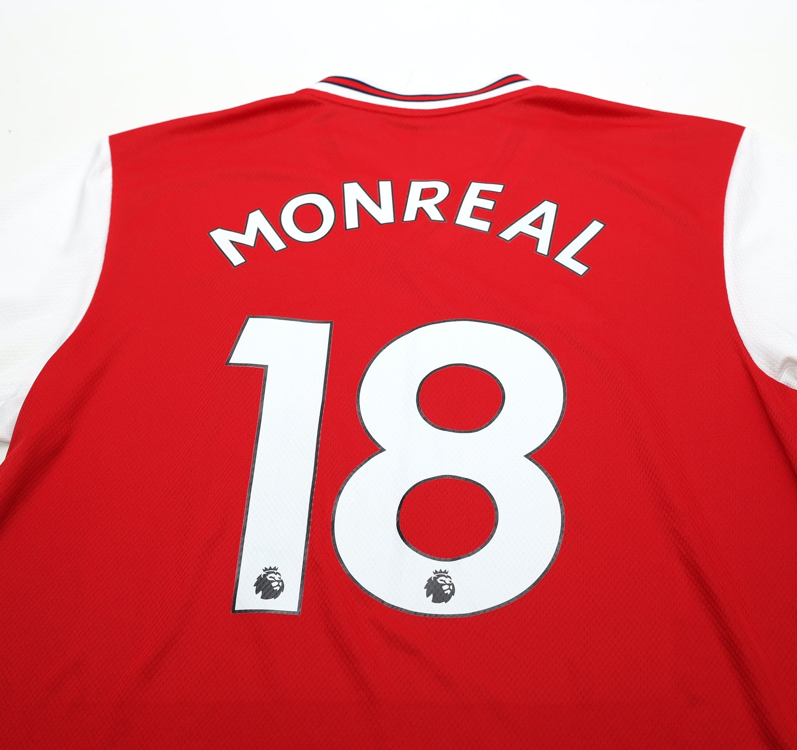 2019/20 MONREAL #18 Arsenal Adidas Home Football Shirt (XL)