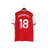2019/20 MONREAL #18 Arsenal Adidas Home Football Shirt (XL)
