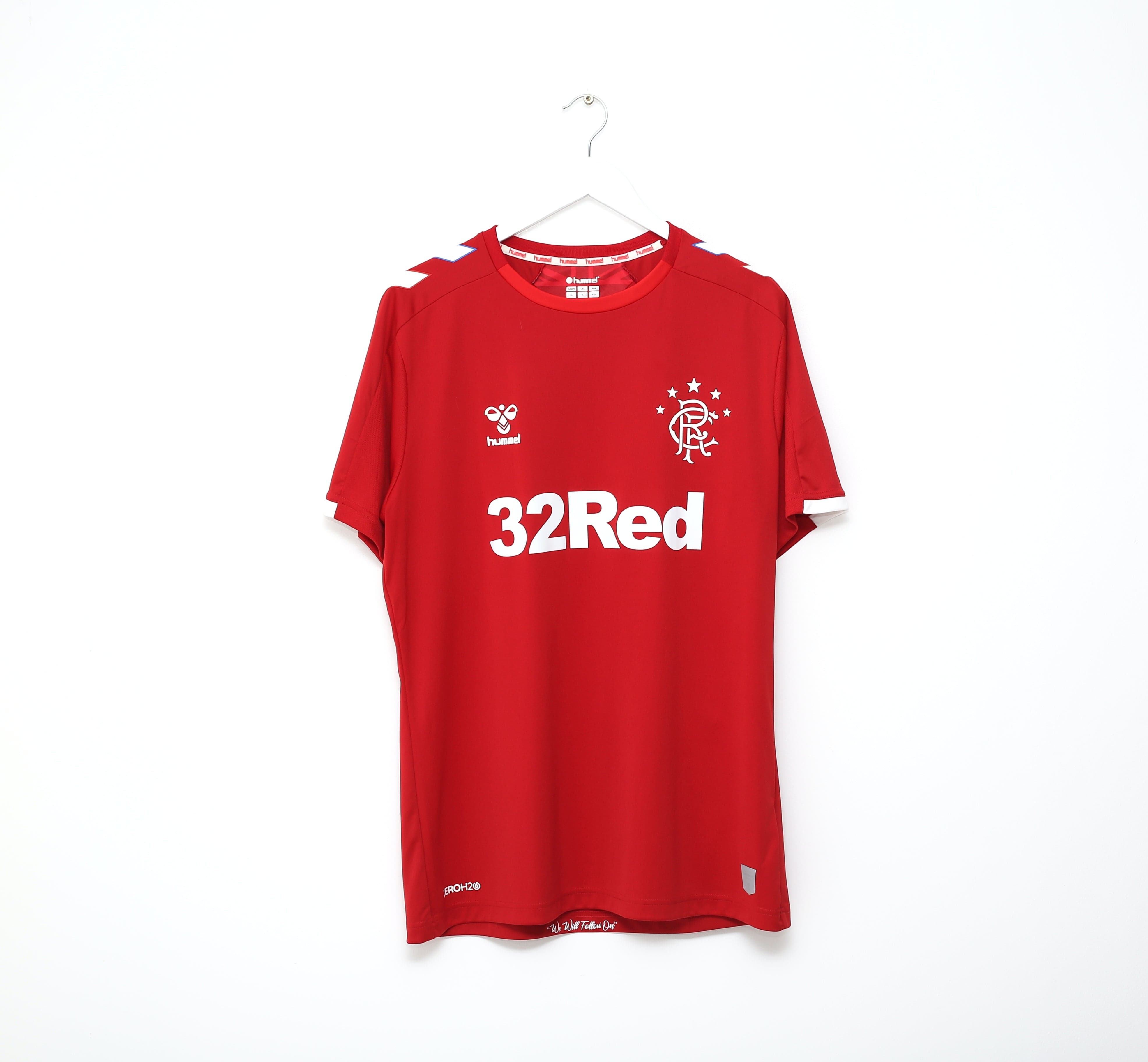 2019/20 RANGERS Hummel Third Football Shirt Jersey (L/XL)