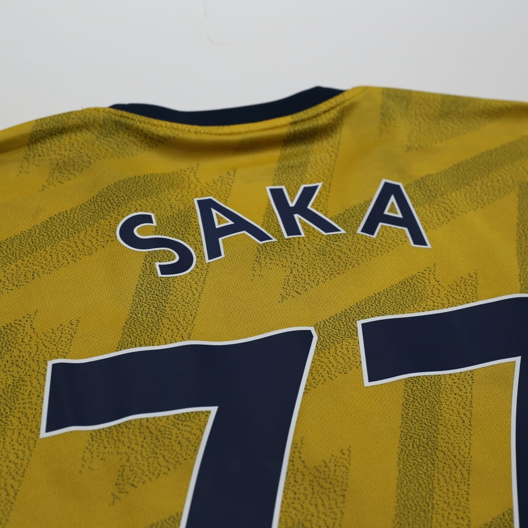 2019/20 SAKA #77 Arsenal Adidas Away Football Shirt (L)