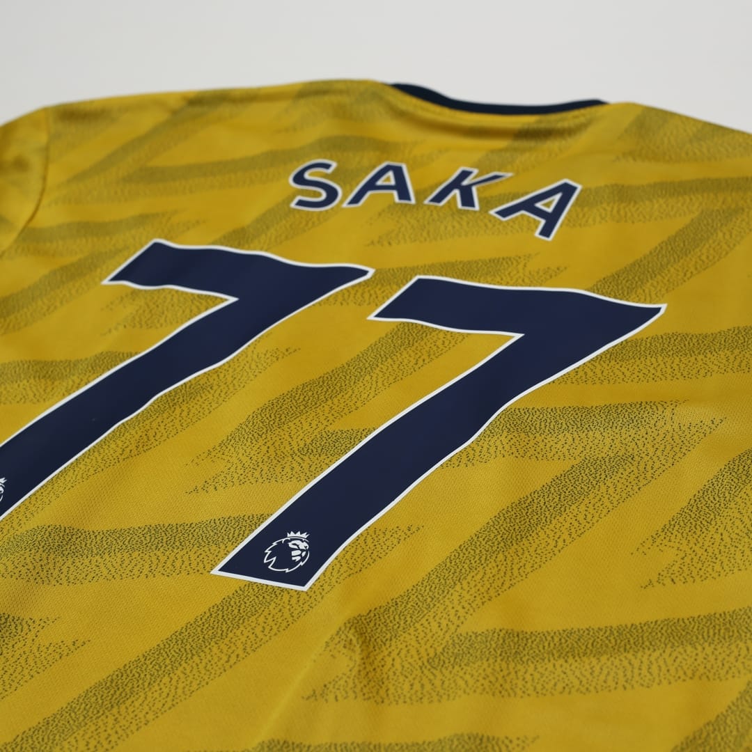 2019/20 SAKA #77 Arsenal Adidas Away Football Shirt (L)