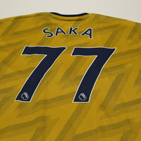 2019/20 SAKA #77 Arsenal Adidas Away Football Shirt (L)
