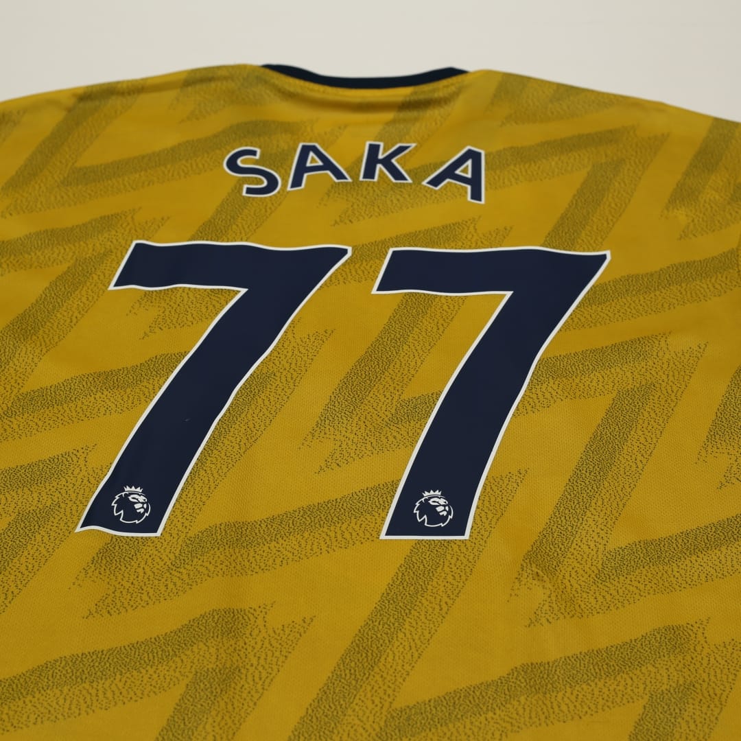 2019/20 SAKA #77 Arsenal Adidas Away Football Shirt (L)