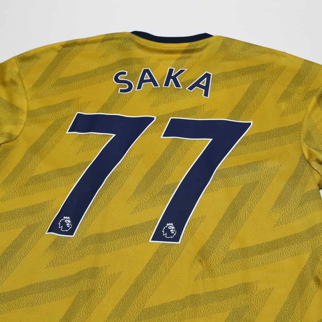 2019/20 SAKA #77 Arsenal Adidas Away Football Shirt (L)