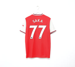 2019/20 SAKA #77 Arsenal Adidas Home Football Shirt (L)