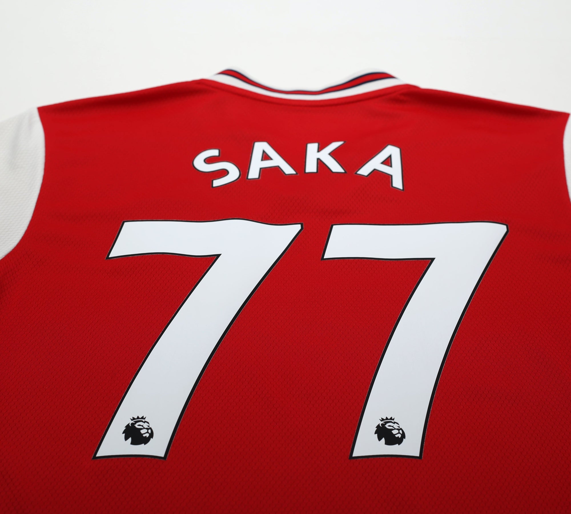 2019/20 SAKA #77 Arsenal Adidas Home Football Shirt (L)