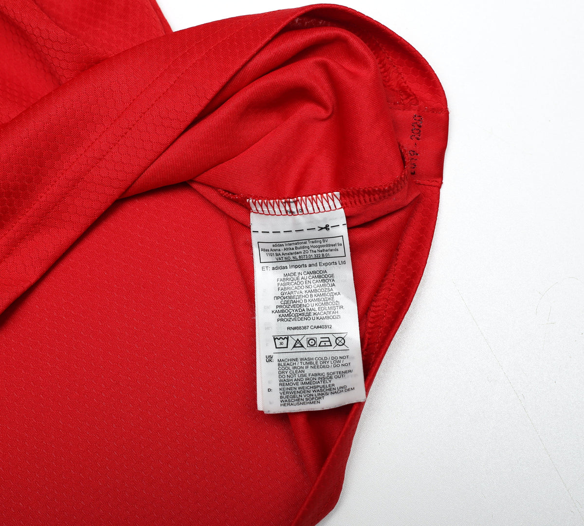 2019/20 SAKA #77 Arsenal Adidas Home Football Shirt (L)