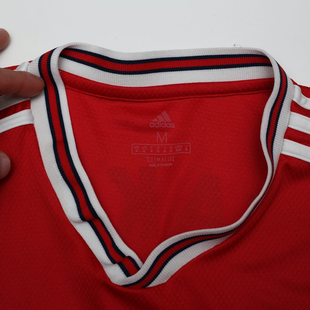 2019/20 SAKA #77 Arsenal Adidas Home Football Shirt (M)