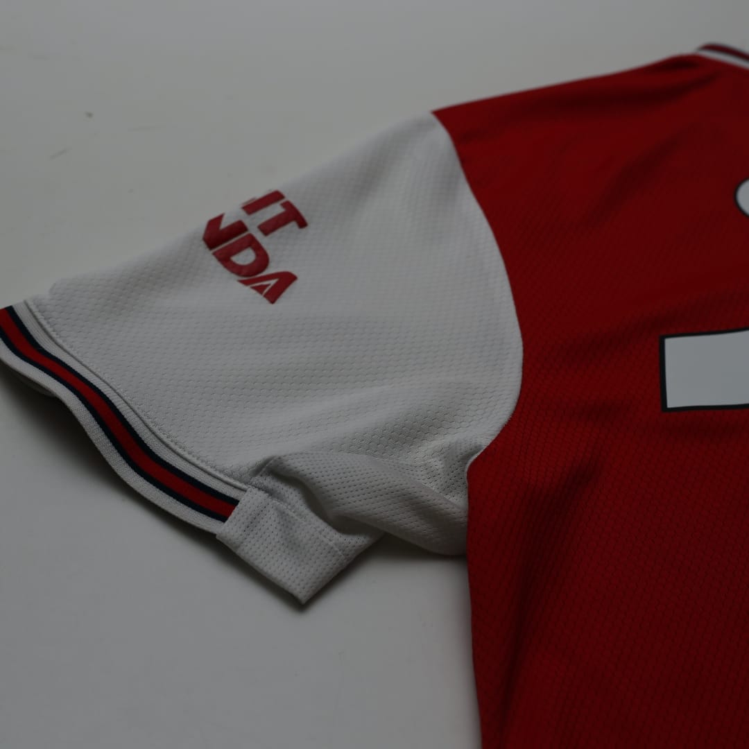 2019/20 SAKA #77 Arsenal Adidas Home Football Shirt (M)