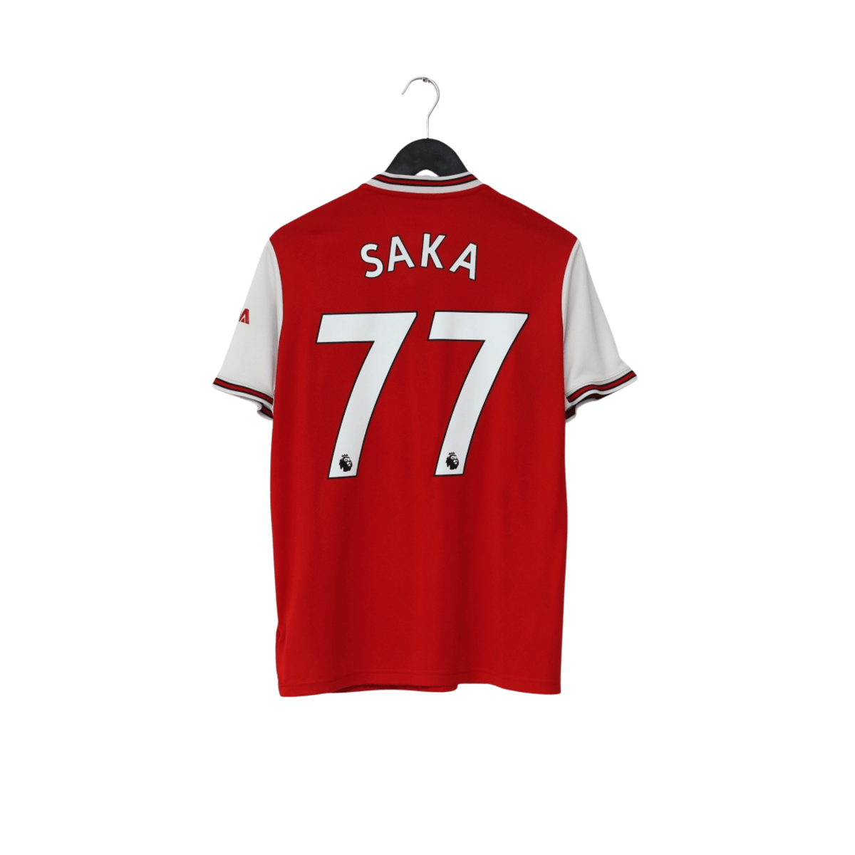 2019/20 SAKA #77 Arsenal Adidas Home Football Shirt (M)