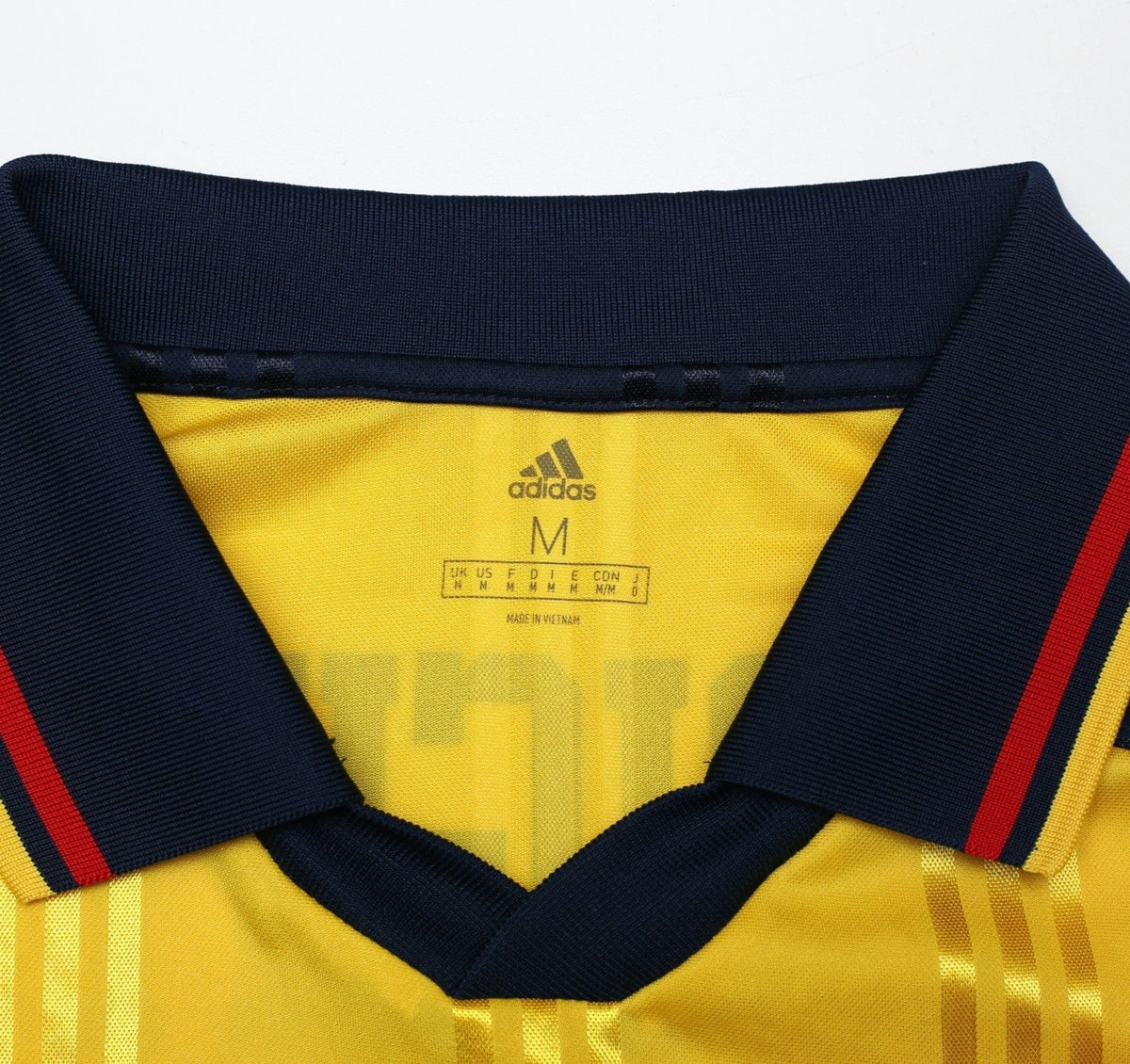 2019/20 Wright #8 Arsenal Retro adidas Icon Long Sleeve Away Football Shirt (M)