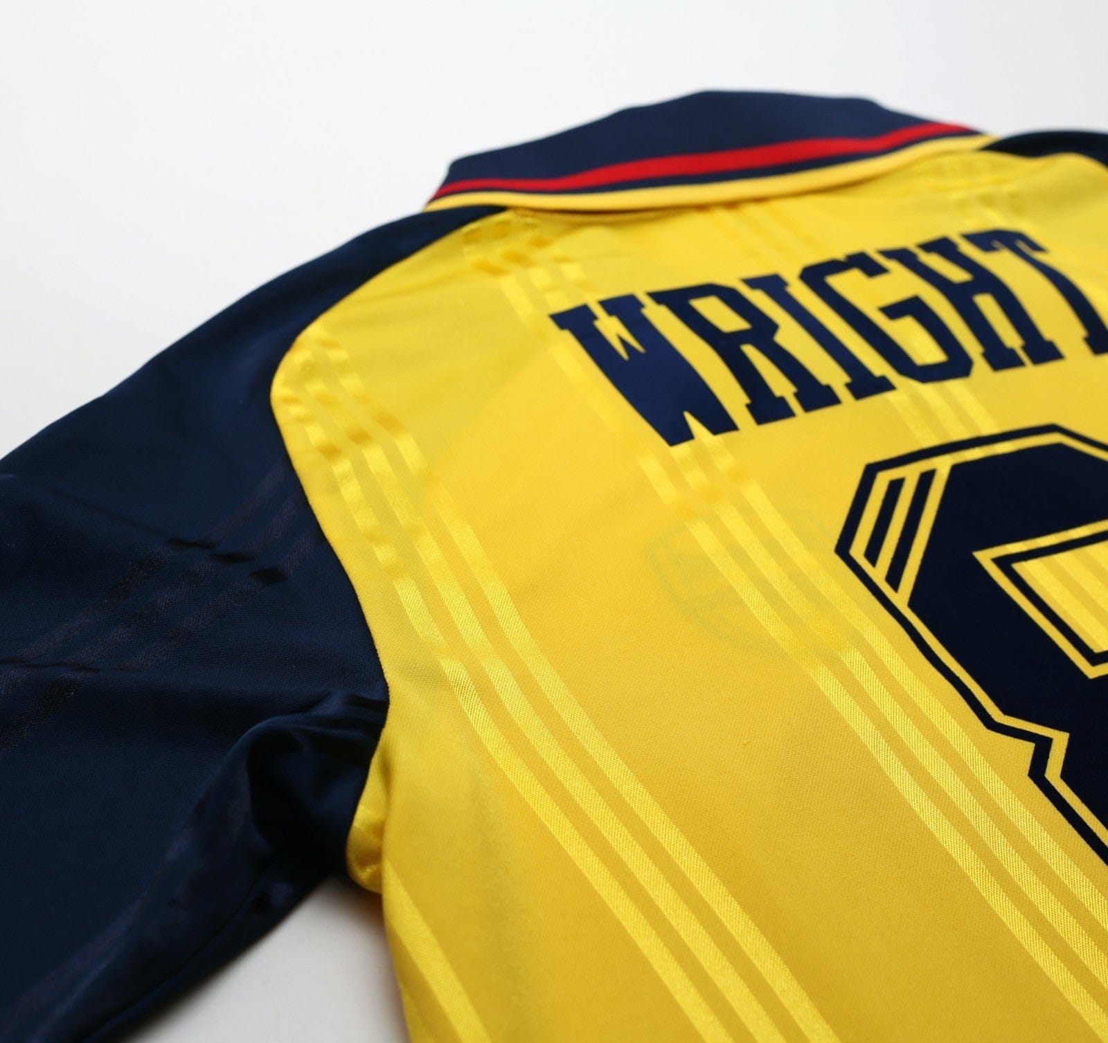 2019/20 Wright #8 Arsenal Retro adidas Icon Long Sleeve Away Football Shirt (M)
