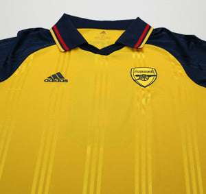 2019/20 Wright #8 Arsenal Retro adidas Icon Long Sleeve Away Football Shirt (M)