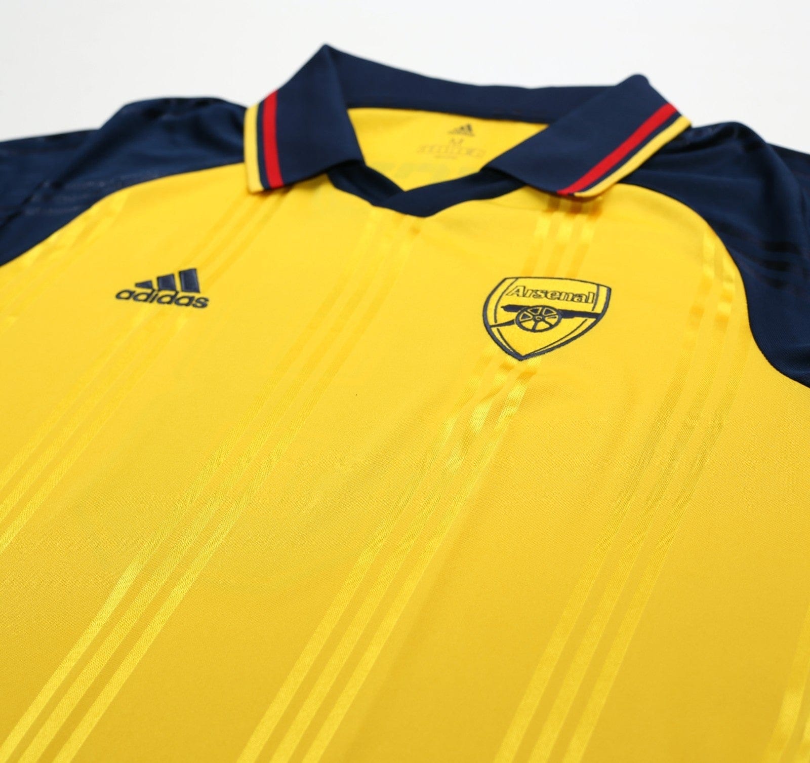 2019/20 Wright #8 Arsenal Retro adidas Icon Long Sleeve Away Football Shirt (M)