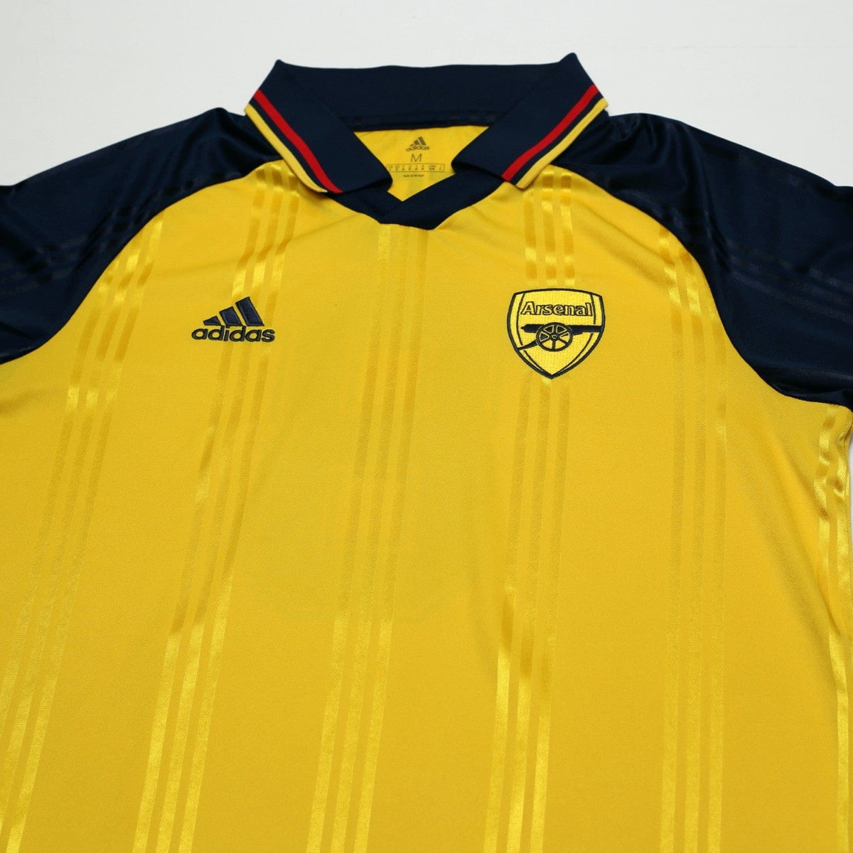 2019/20 Wright #8 Arsenal Retro adidas Icon Long Sleeve Away Football Shirt (M)