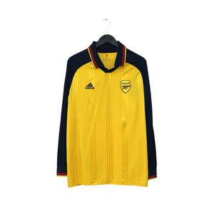 2019/20 Wright #8 Arsenal Retro adidas Icon Long Sleeve Away Football Shirt (M)