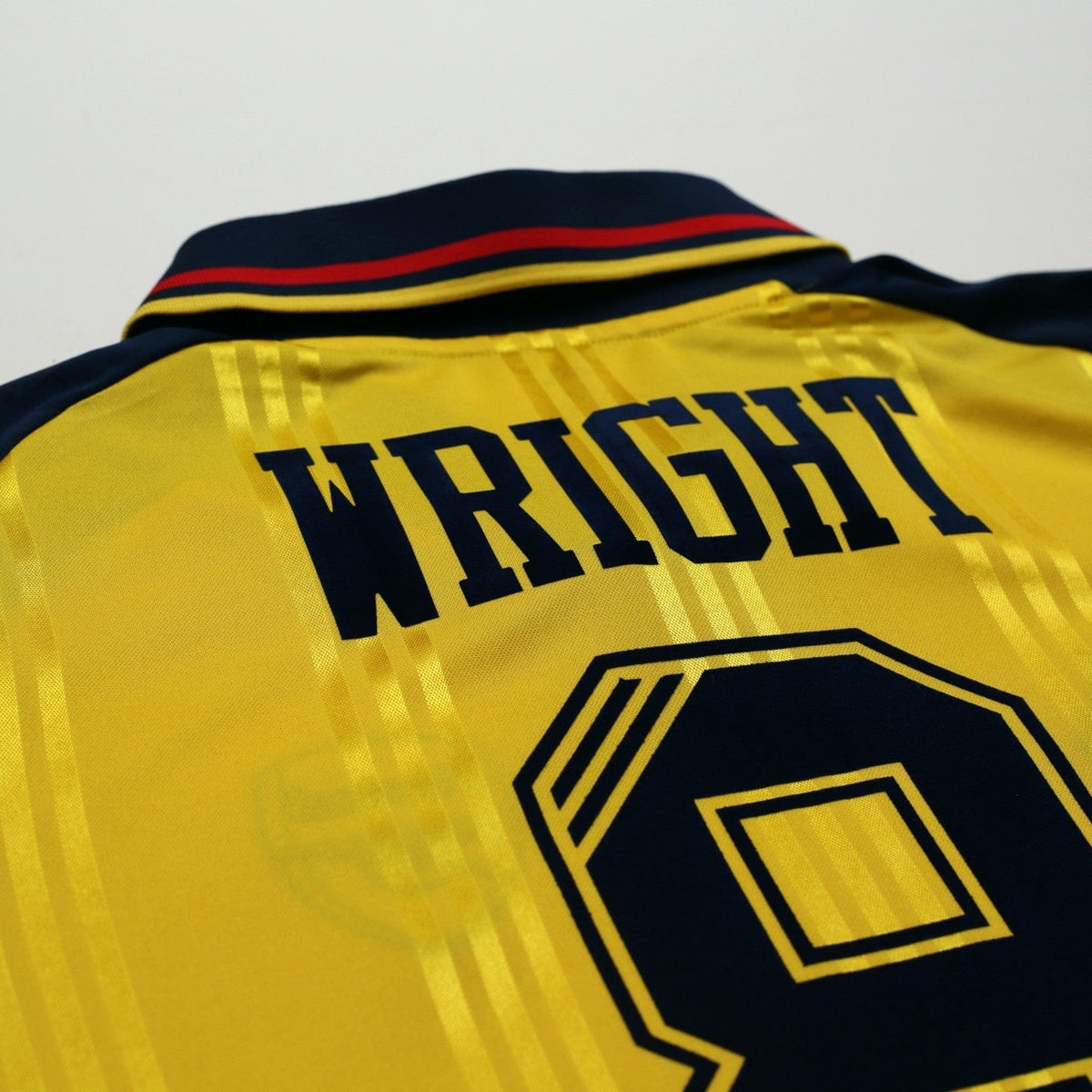 2019/20 Wright #8 Arsenal Retro adidas Icon Long Sleeve Away Football Shirt (M)