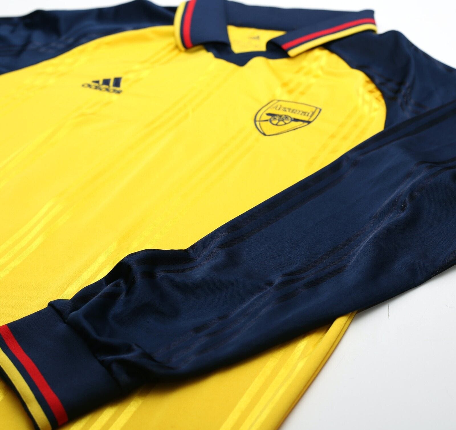 2019/20 WRIGHT #8 Arsenal Retro adidas Originals L/S Away Football Shirt (L)