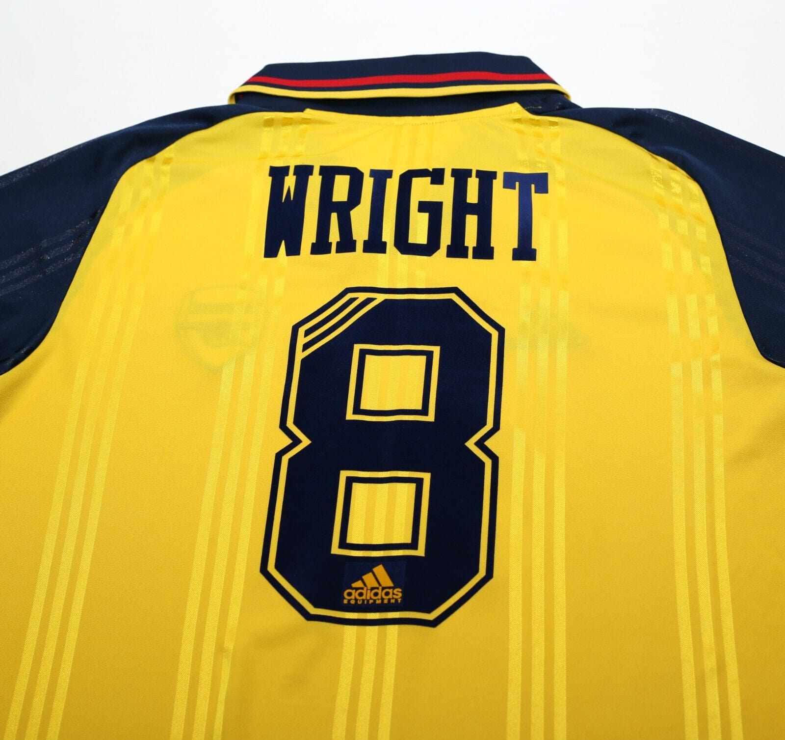 2019/20 WRIGHT #8 Arsenal Retro adidas Originals L/S Away Football Shirt (L)