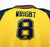 2019/20 WRIGHT #8 Arsenal Retro adidas Originals L/S Away Football Shirt (L)