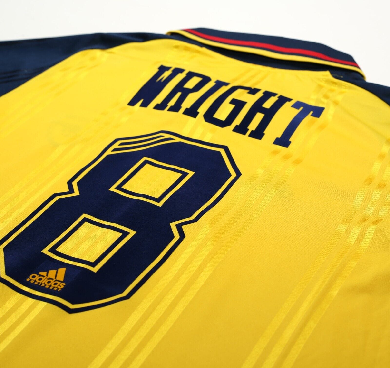 2019/20 WRIGHT #8 Arsenal Retro adidas Originals L/S Away Football Shirt (L)