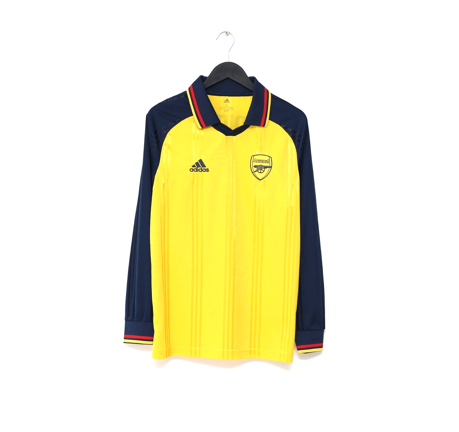 2019/20 WRIGHT #8 Arsenal Retro adidas Originals L/S Away Football Shirt (S/M)