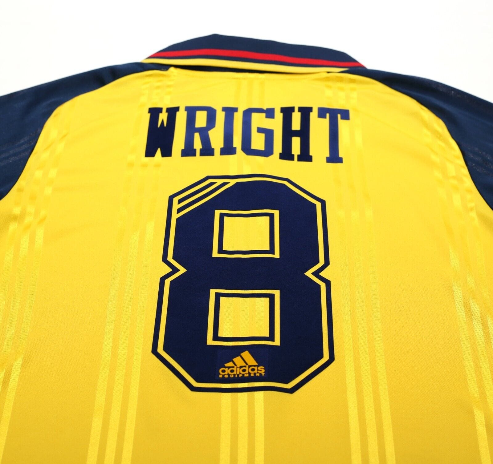 2019/20 WRIGHT #8 Arsenal Retro adidas Originals L/S Away Football Shirt (S/M)