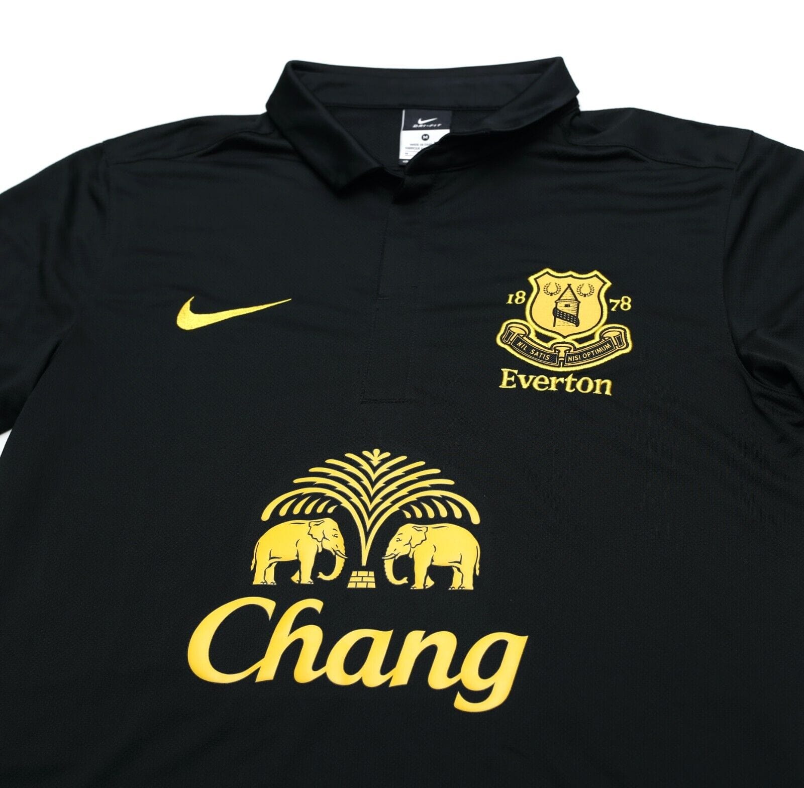 202/13 FELLAINI #2 Everton Vintage Nike Away Football Shirt Jersey (M)