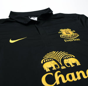 202/13 FELLAINI #2 Everton Vintage Nike Away Football Shirt Jersey (M)
