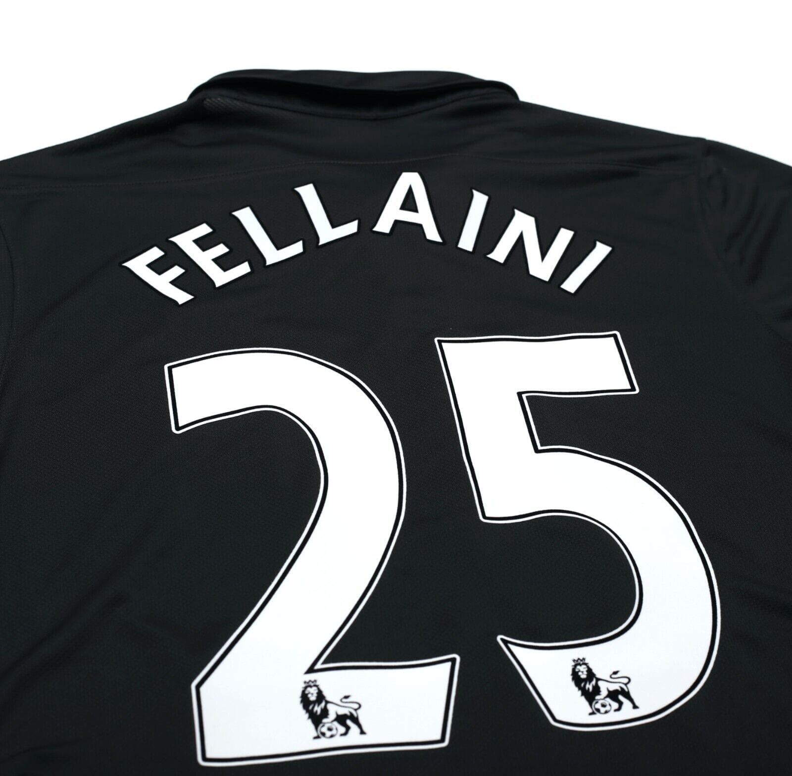 202/13 FELLAINI #2 Everton Vintage Nike Away Football Shirt Jersey (M)