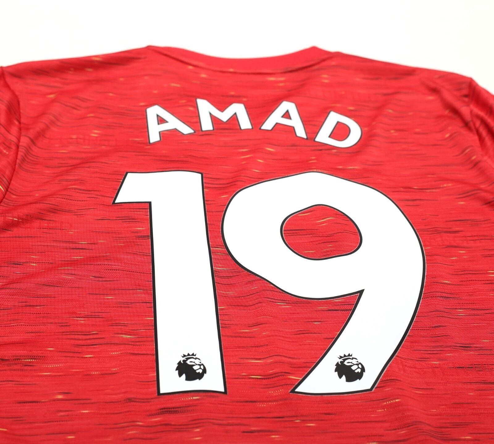 2020/21 AMAD DIALLO #19 Manchester United Vintage adidas Home Football Shirt (M)