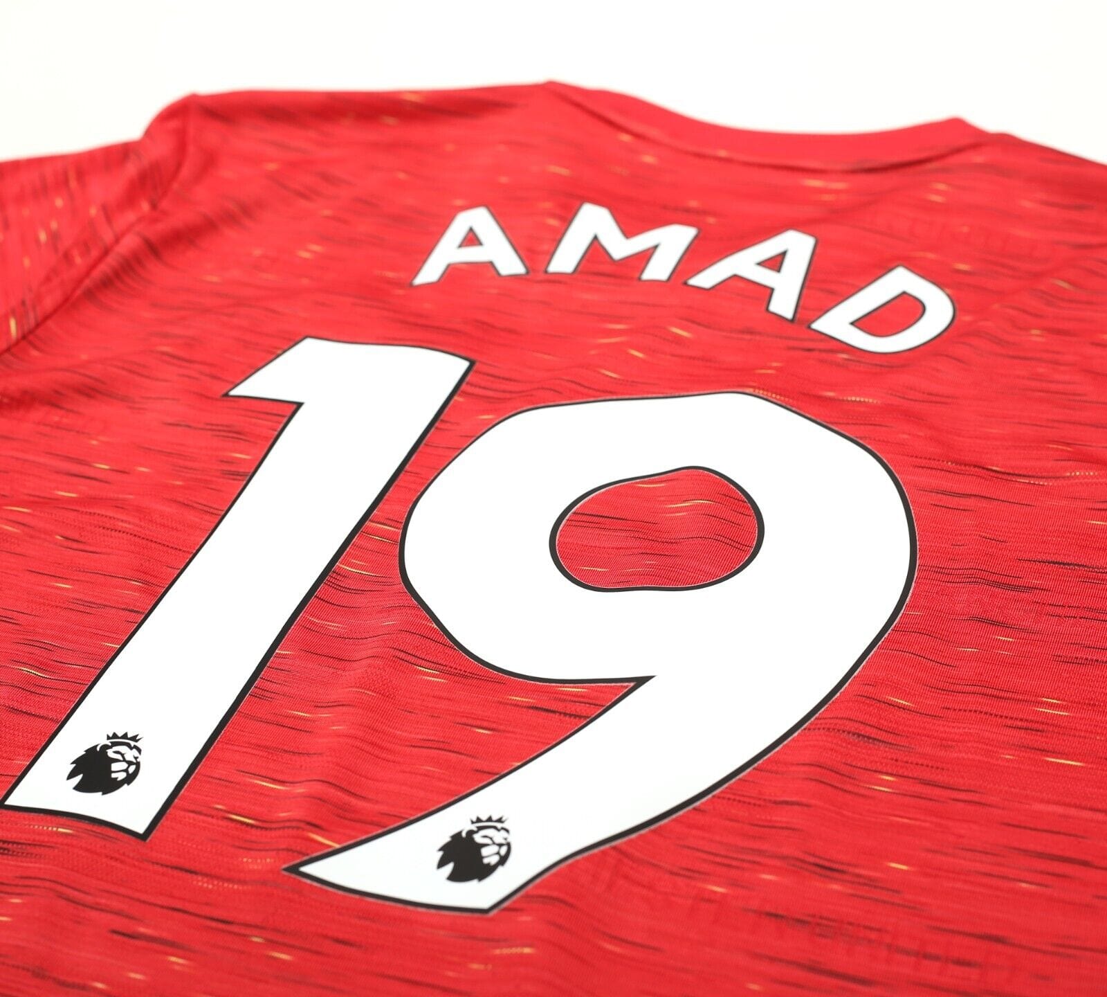 2020/21 AMAD DIALLO #19 Manchester United Vintage adidas Home Football Shirt (M)