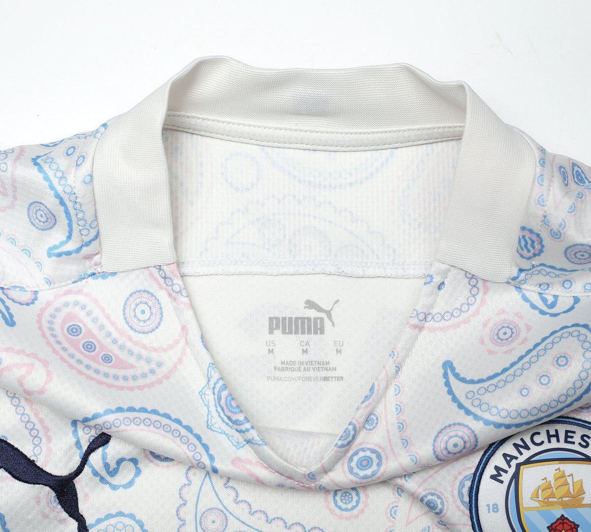 2020/21 KUN AGUERO #10 Manchester City Vintage PUMA Third Football Shirt (M)