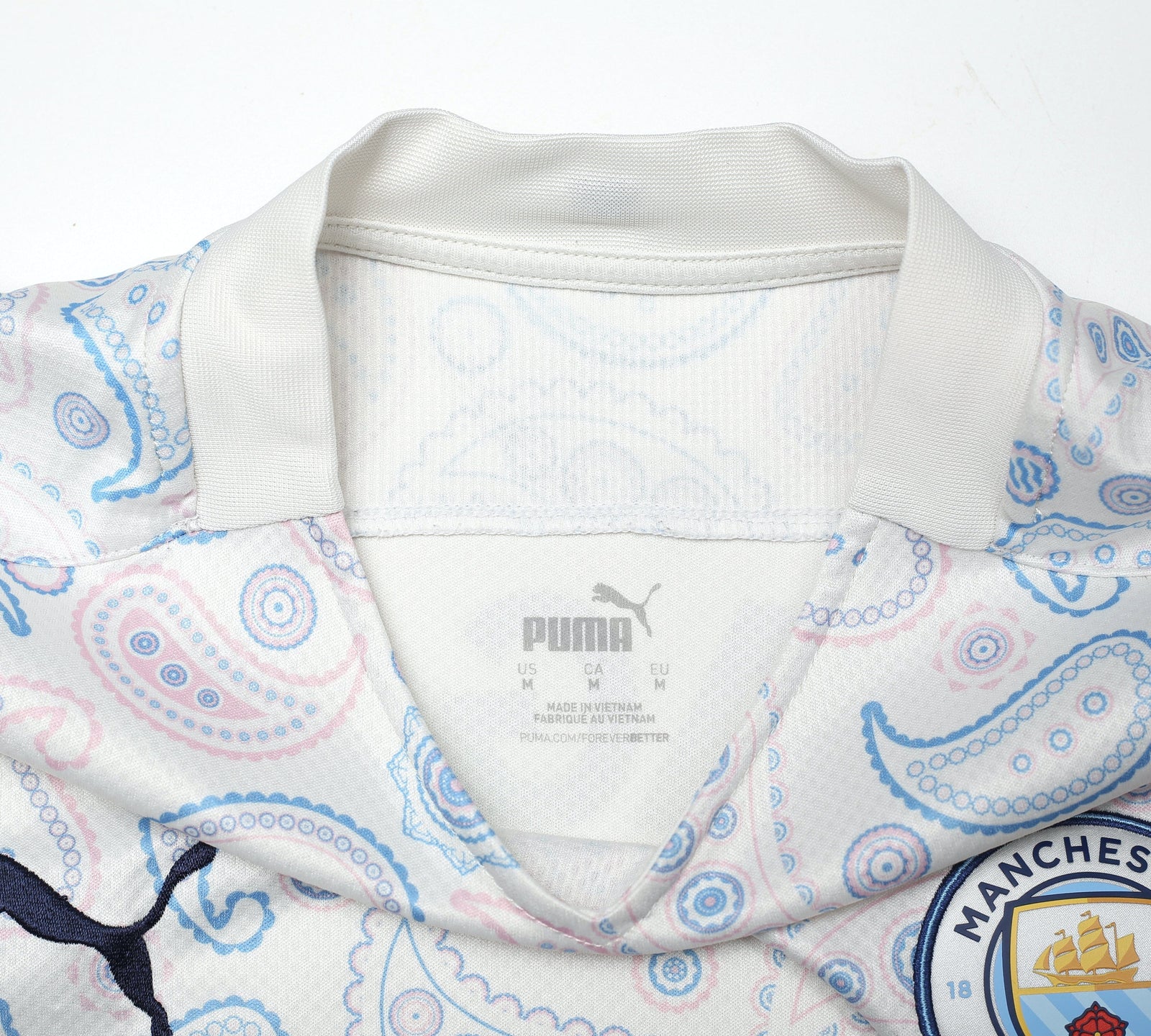 2020/21 KUN AGUERO #10 Manchester City Vintage PUMA Third Football Shirt (M)