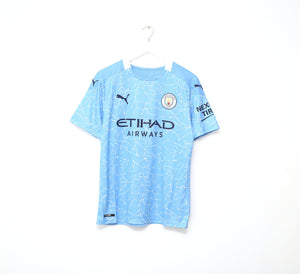 2020/21 MANCHESTER CITY PUMA Home Football Shirt (M) BNWT