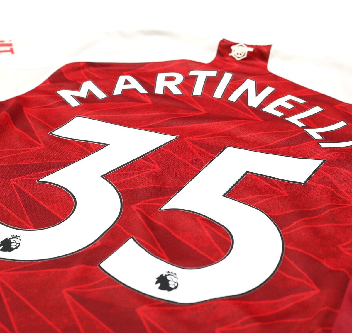 2020/21 MARTINELLI #35 Arsenal Vintage adidas Home Football Shirt (M)