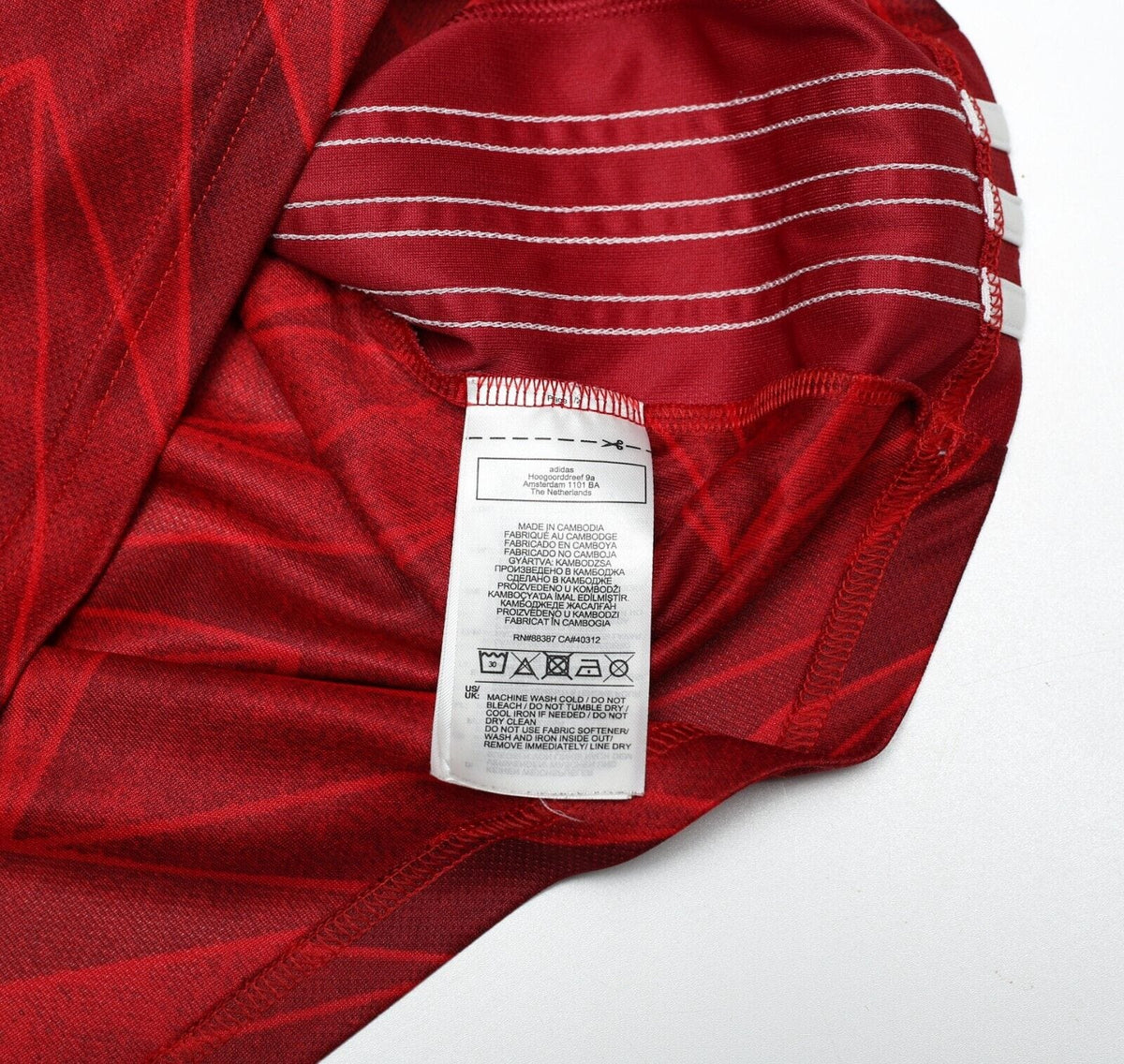 2020/21 MARTINELLI #35 Arsenal Vintage adidas Home Football Shirt (M)