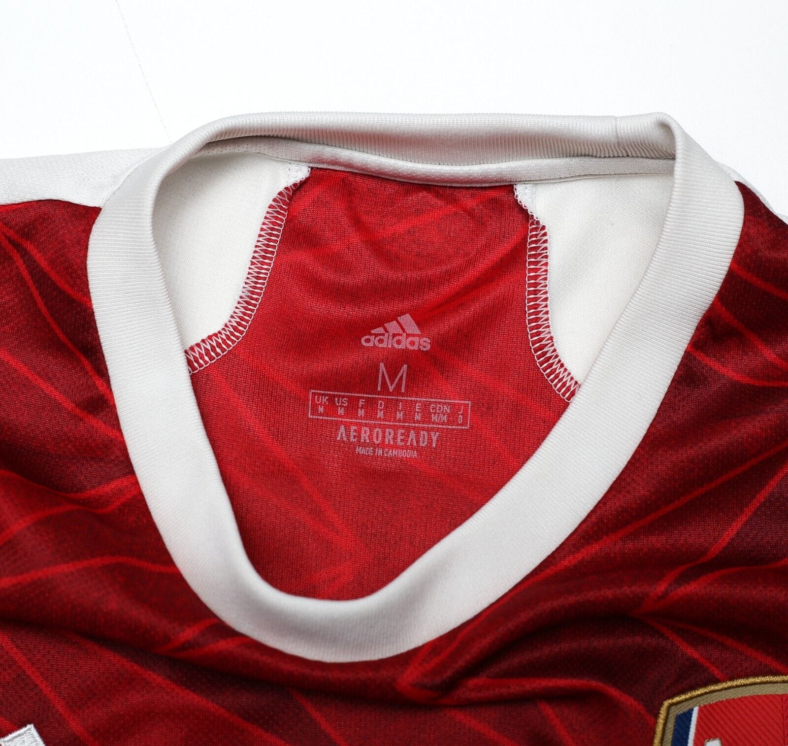 2020/21 MARTINELLI #35 Arsenal Vintage adidas Home Football Shirt (M)