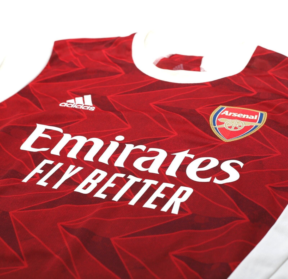 2020/21 MARTINELLI #35 Arsenal Vintage adidas Long Sleeve Home Football Shirt (L)