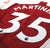 2020/21 MARTINELLI #35 Arsenal Vintage adidas Long Sleeve Home Football Shirt (L)